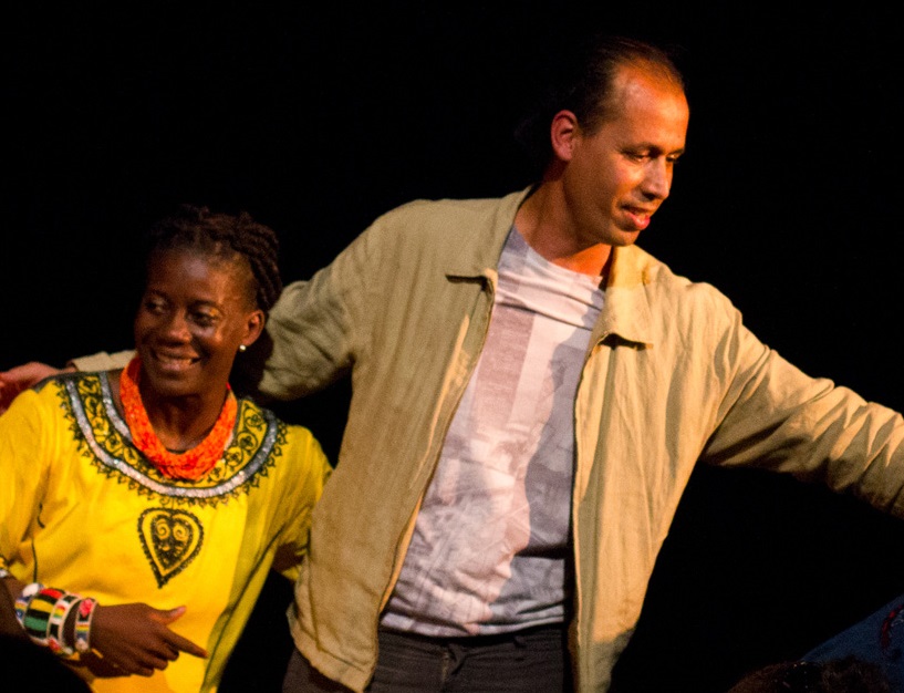 Rachid Badouli at the Mohammed V National Theatre during the Festival Rabat Africa