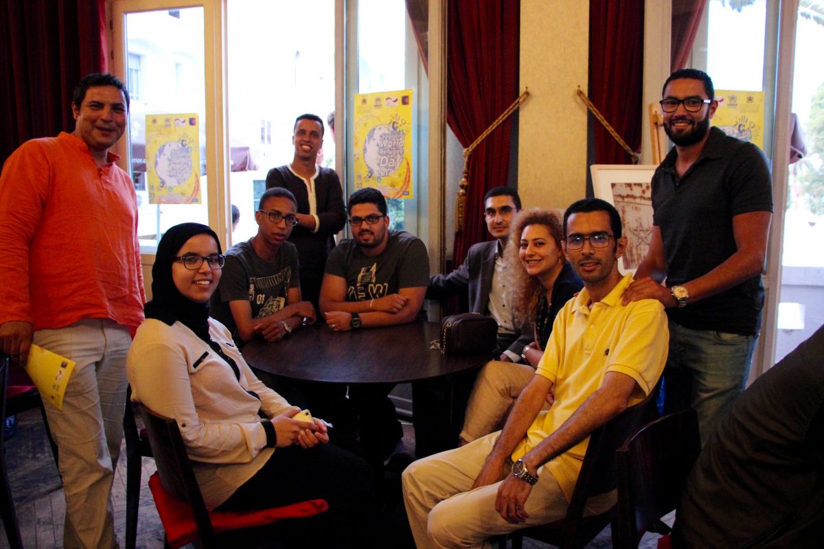 The FOO's team at the Refugees week in Rabat