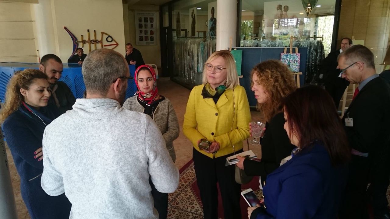 The GIZ Delegation visits the Fondation Orient-Occident