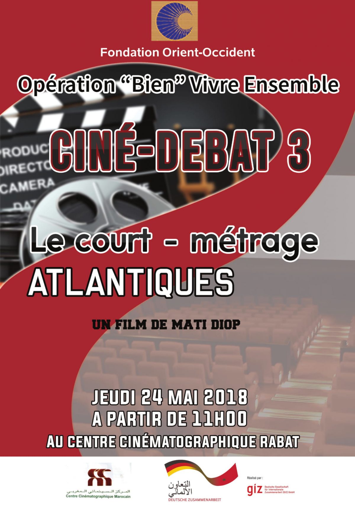 Projection of the short film “ATLANTIQUES” – Thursday the 24th of May 2018
