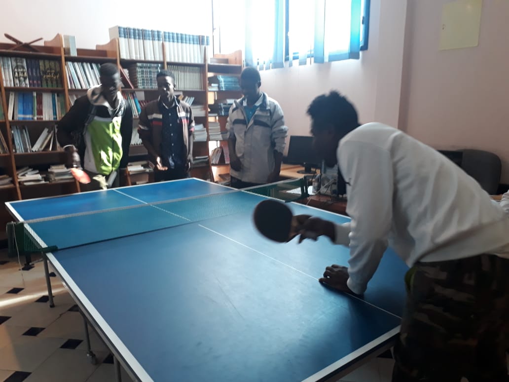Games workshop for migrant minors at the Fondation Orient-Occident in Oujda