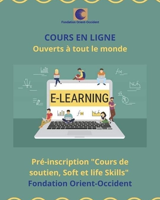 E-learning at the Fondation Orient-Occident: enroll to an online course