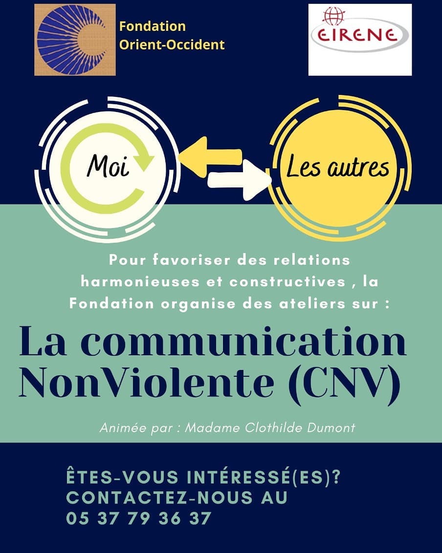 Nonviolent Communication workshops at the Fondation Orient-Occident