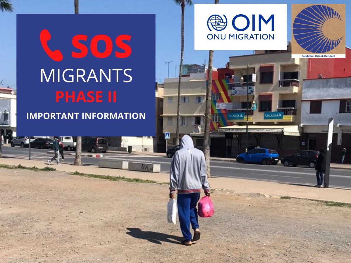 SOS MIGRANTS PHASE II – Food distribution and psychological assistance – IMPORTANT INFORMATION