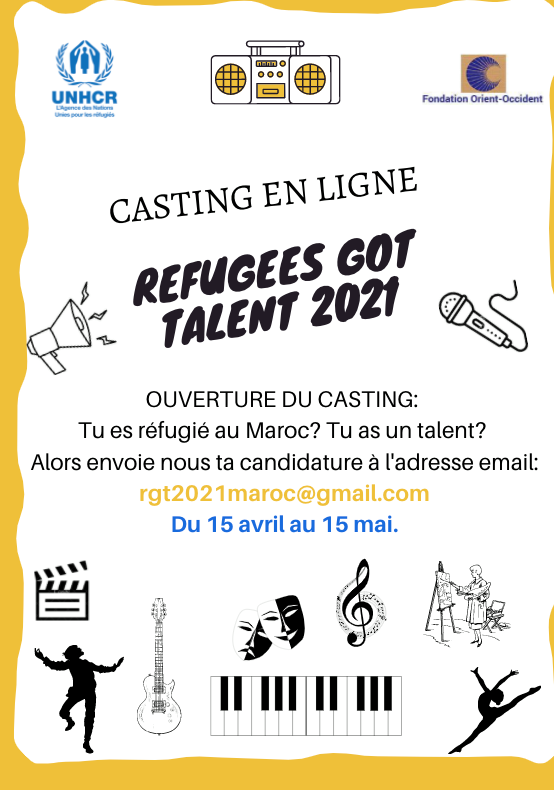 Refugees Got Talent – Édition 2021 – Casting en ligne ouvert!