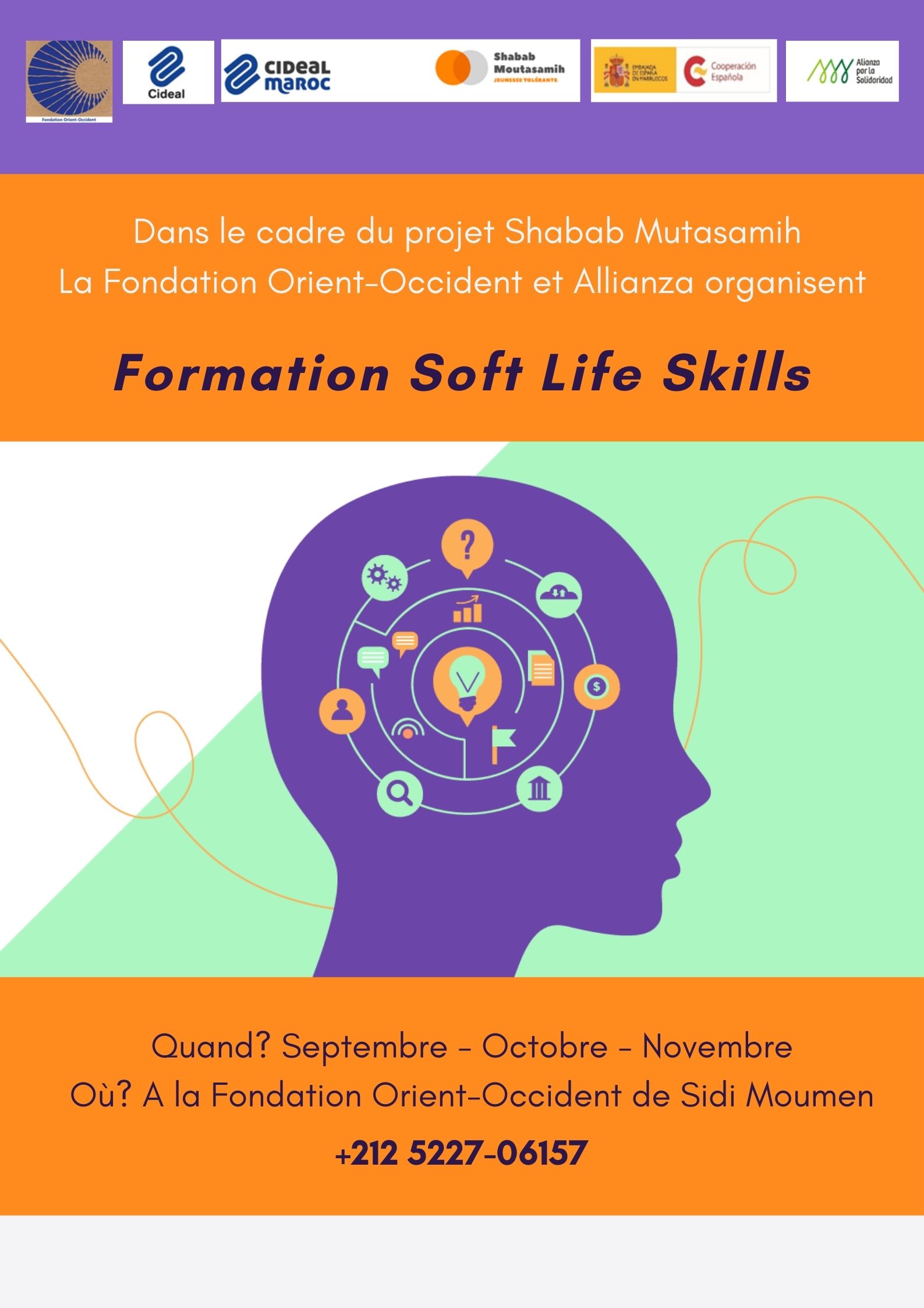 Life and Soft skills course at the Fondation Orient-Occident of Casablanca