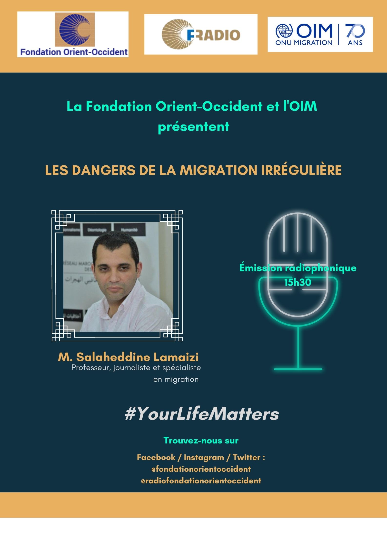 1st radio broadcast – IOM #Yourlifematters – On the risks of irregular migration