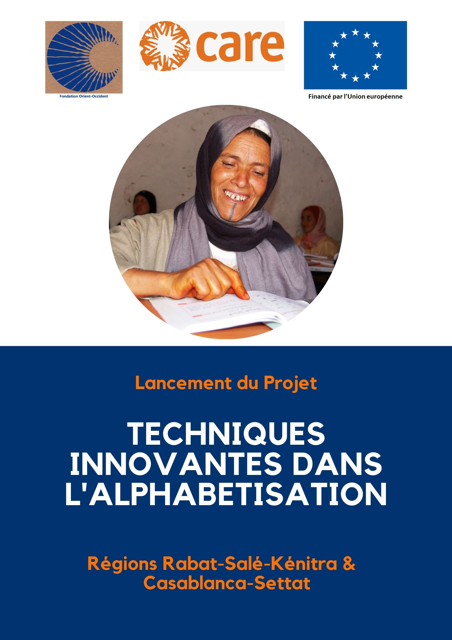 New project “Innovative techniques in literacy” in partnership with the European Union and CARE International Maroc
