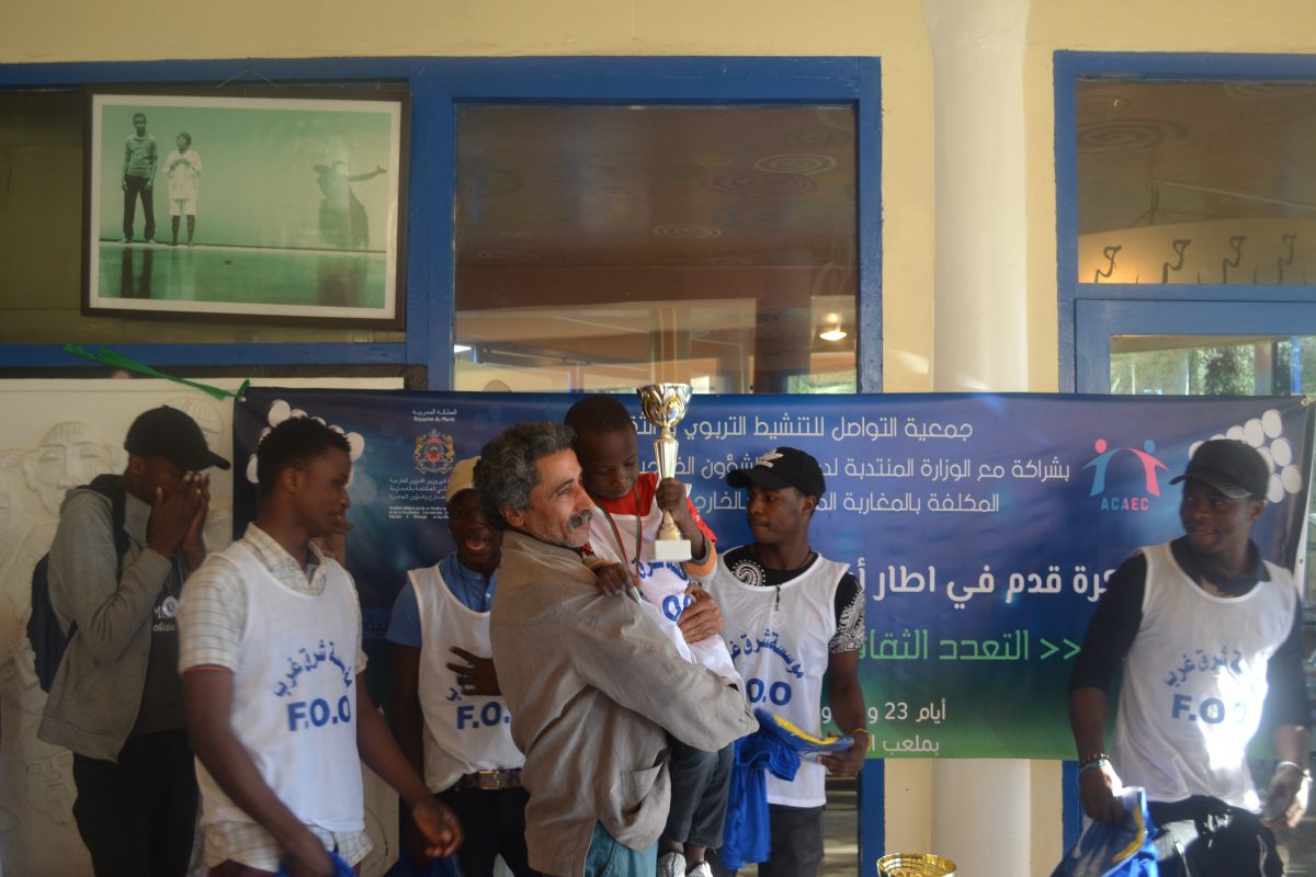 Ceremony of Award for the winning teams of the football tournament organized by the Fondation Orient-Occident, 23-25th of March 2018