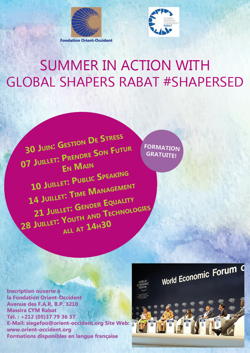 Summer in action with “The Global Shapers” at the Fondation Orient-Occident!
