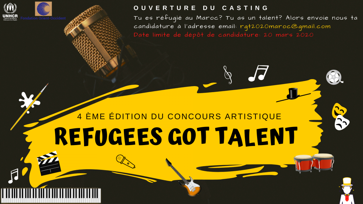 Refugees Got Talent is back! – REPORTE’ EN RAISON DE LA SITUATION DU CORONAVIRUS