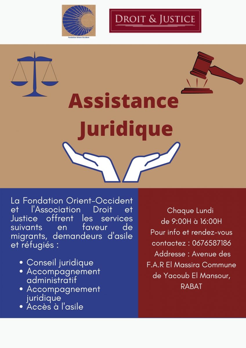 Legal assistance at the Fondation Orient-Occident of Rabat